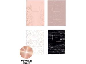 Τετράδιο Interdruk Hardcover Rose Metal  21x29cm 96 φύλλων σε διάφορα σχέδια - Ανακάλυψε Τετράδια σχολικά για μαθητές και φοιτητές, για το γραφείο ή το σπίτι με εντυπωσιακά εξώφυλλα για να κερδίσεις τις εντυπώσεις.